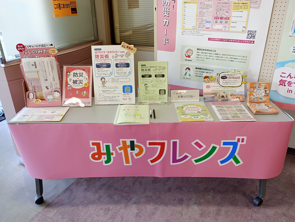 にしのみや防災カード